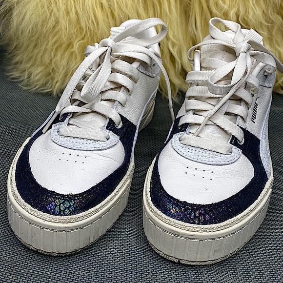 Puma | Shoes | Puma Cali Sport Snakeskin Sneakers | Poshmark